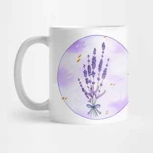 Lavender circle Mug